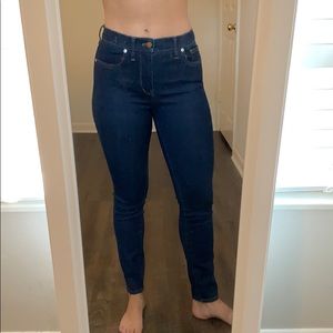 Madewell high riser skinny jeans